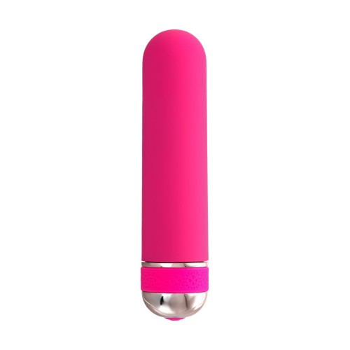 Розовый нереалистичный мини-вибратор Mastick Mini - 13 см. (розовый)