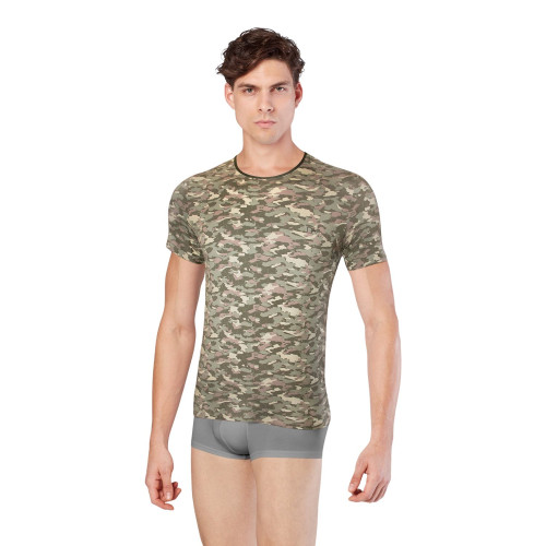 Мужская камуфляжная футболка Doreanse Camouflage (зеленый камуфляж|XXL)