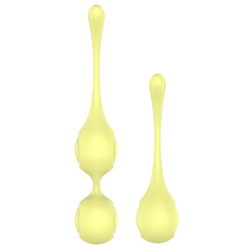 Набор желтых вагинальных шариков Lemon Squeeze (желтый)
