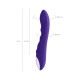 Нереалистичный фиолетовый вибратор SYRIN - 21 см. (фиолетовый)