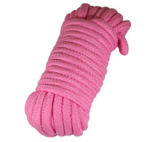 Розовая верёвка для бондажа и декоративной вязки - 10 м. (розовый)
