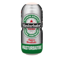 Стилизованный под пивную банку мастурбатор-вагина Vagina Beer Masturbator (телесный)