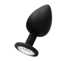 Черная анальная пробка N 91 Self Penetrating Butt Plug - 9,5 см. (черный)