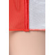 Игровой костюм медсестры: платье,головной убор и стетоскоп (белый с красным|S-M-L)