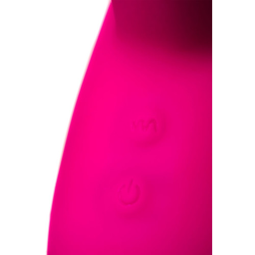 Розовый вибратор с клиторальным стимулятором L EROINA - 17 см. (розовый)