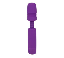 Фиолетовый мини-вибратор POWER TIP JR MASSAGE WAND (фиолетовый)