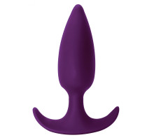 Фиолетовая пробка со смещенным центром тяжести Delight - 10,5 см. (фиолетовый)
