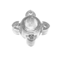 Прозрачное эрекционное кольцо Rings Screw (прозрачный)