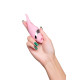 Розовый многофункциональный стимулятор Dahlia - 14 см. (розовый)