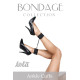 Поножи Bondage Collection Ankle Cuffs Plus Size (черный)