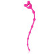 Розовая анальная цепочка-елочка - 23 см. (розовый)