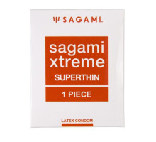 Ультратонкий презерватив Sagami Xtreme Superthin - 1 шт. (прозрачный)