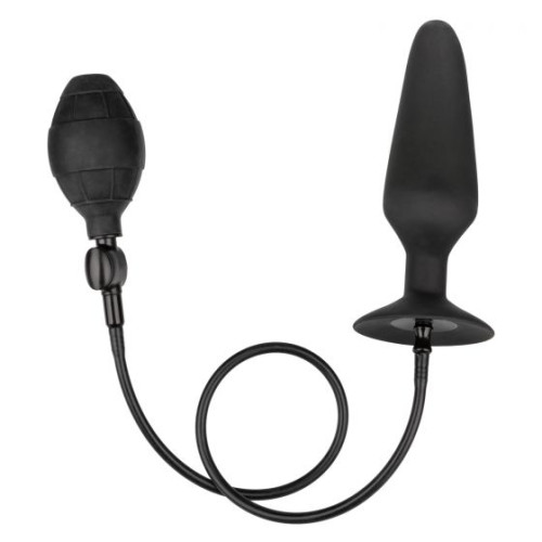 Черная анальная пробка с расширением COLT XXXL Pumper Plug with Detachable Hose - 16 см. (черный)