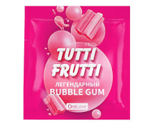 Саше гель-смазки Tutti-frutti со вкусом бабл-гам - 4 гр.