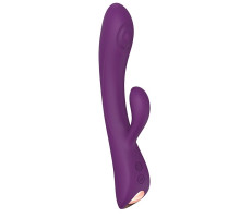 Фиолетовый вибратор-кролик Bunny & Clyde - 22,5 см. (фиолетовый)