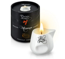 Массажная свеча с ароматом шоколада Bougie de Massage Gourmande Chocolat - 80 мл. (белый)