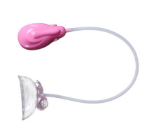 Автоматическая помпа для клитора и малых половых губ с вибрацией (прозрачный)