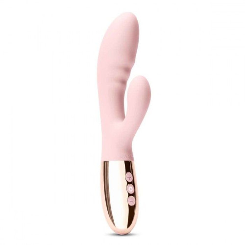 Нежно-розовый вибромассажер-кролик Blend - 20,2 см. (нежно-розовый)