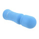 Голубой wand-вибратор Out Of The Blue - 10,5 см. (голубой)