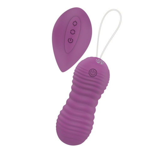 Фиолетовые вагинальные виброшарики Era с пультом ДУ (фиолетовый)