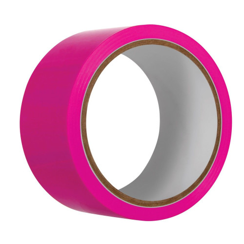 Розовая лента для бондажа Pink Bondage Tape - 20 м. (розовый)