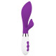 Фиолетовый вибратор-кролик Achelois - 21,8 см. (фиолетовый)