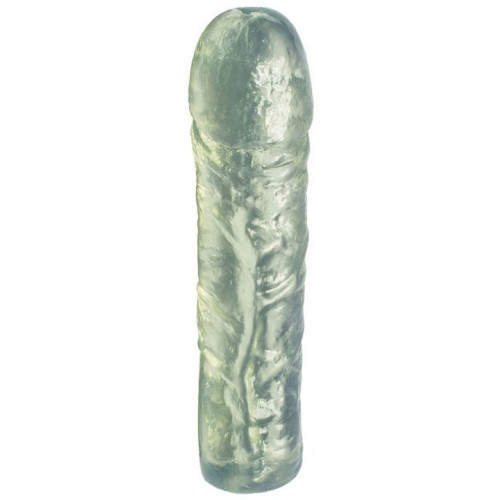 Прозрачный гелевый фаллоимитатор - 16,5 см. (прозрачный)