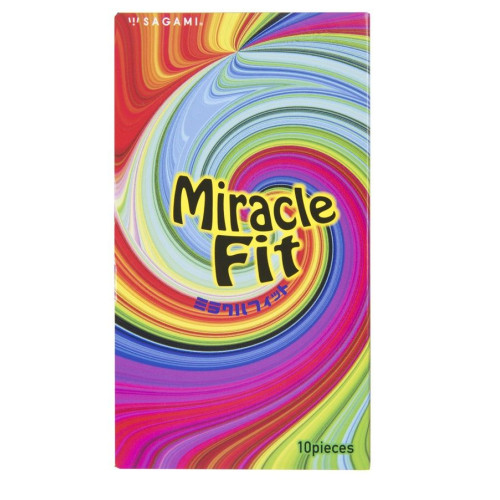 Презервативы Sagami Miracle Fit - 10 шт. (розовый)