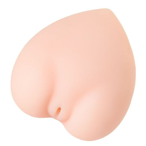Телесный мастурбатор-вагина в форме сердца (телесный)