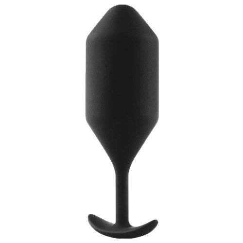 Чёрная пробка для ношения B-vibe Snug Plug 5 - 14 см. (черный)