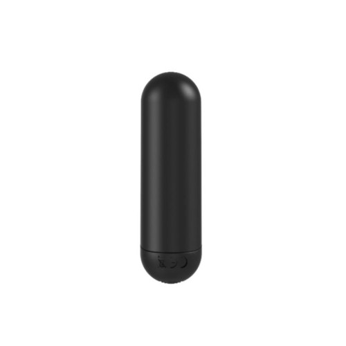 Черная перезаряжаемая анальная пробка №08 Cone-shaped butt plug - 13,5 см. (черный)
