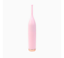 Розовый клиторальный стимулятор «Оки-Чпоки» с 2 сменными насадками (розовый)