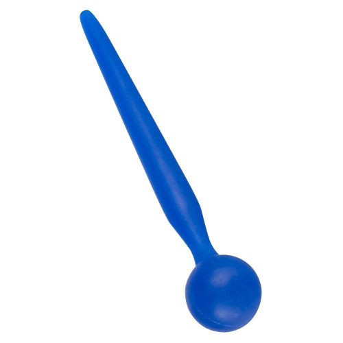 Синий уретральный стимулятор Penis Plug - 9,6 см. (синий)