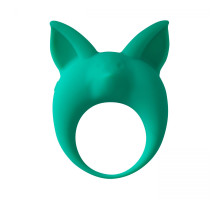 Зеленое эрекционное кольцо Kitten Kyle (зеленый)