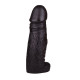 Чёрный фаллоимитатор-гигант DESPOT - 28 см. (черный)