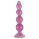 Фиолетовый анальный стимулятор-ёлочка Anal Beads - 13 см. (фиолетовый)