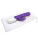 Фиолетовый вибромассажер с клиторальной стимуляцией Clitoral Suction Rabbit - 24,5 см. (фиолетовый)