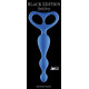 Синяя анальная цепочка Ultimate Beads - 17 см. (синий)