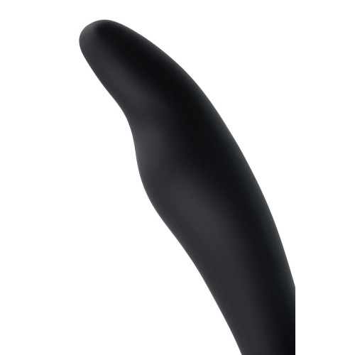 Черная анальная втулка Stroft - 10,5 см. (черный)
