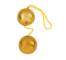 Золотистые вагинальные шарики Balls (золотистый)