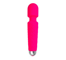 Розовый жезловый вибратор Peony - 20,5 см. (розовый)