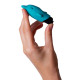 Голубой вибростимулятор-дельфин Lastic Pocket Dolphin - 7,5 см. (голубой)
