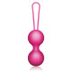Розовые вагинальные шарики VNEW level 3 (розовый)