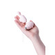 Нежно-розовый набор VITA: вибропуля и вибронасадка на палец (нежно-розовый)