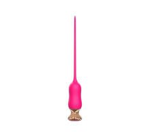 Розовый тонкий стимулятор Nipple Vibrator - 23 см. (розовый)