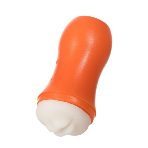 Мастурбатор-ротик A-Toys в оранжевой колбе (телесный)