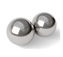 Серебристые вагинальные шарики Stainless Steel Kegel Balls (серебристый)