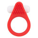 Красное эрекционное кольцо LIT-UP SILICONE STIMU RING 1 RED (красный)