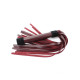 Бордовая плеть Maroon Leather Whip с гладкой ручкой - 45 см. (бордовый)