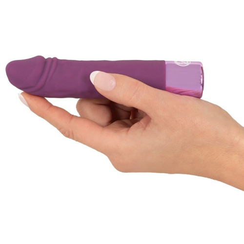 Фиолетовый вибратор-реалистик Realistic Vibe - 14,3 см. (фиолетовый)